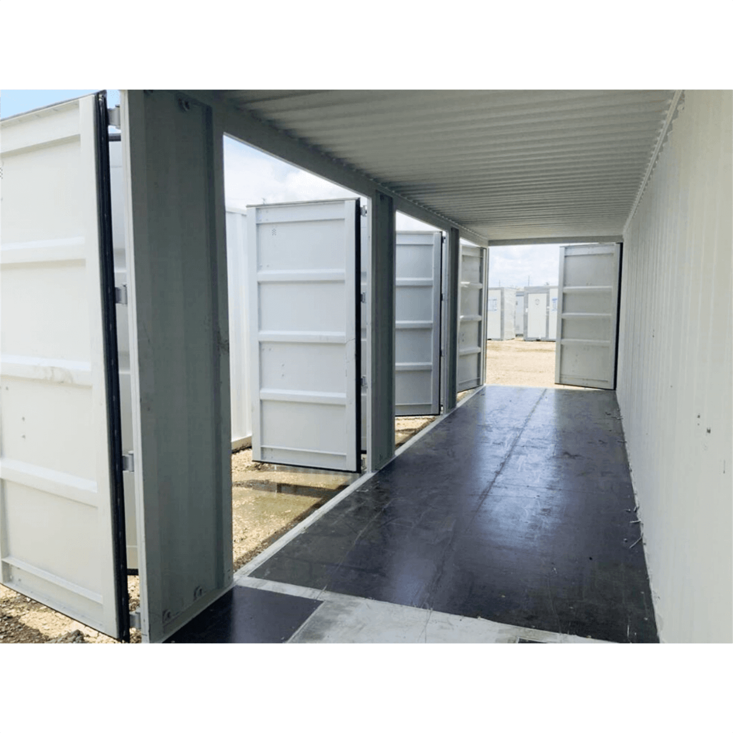 40ft High Cube Container with 4 Side Doors, with Logo by Chery Industrial