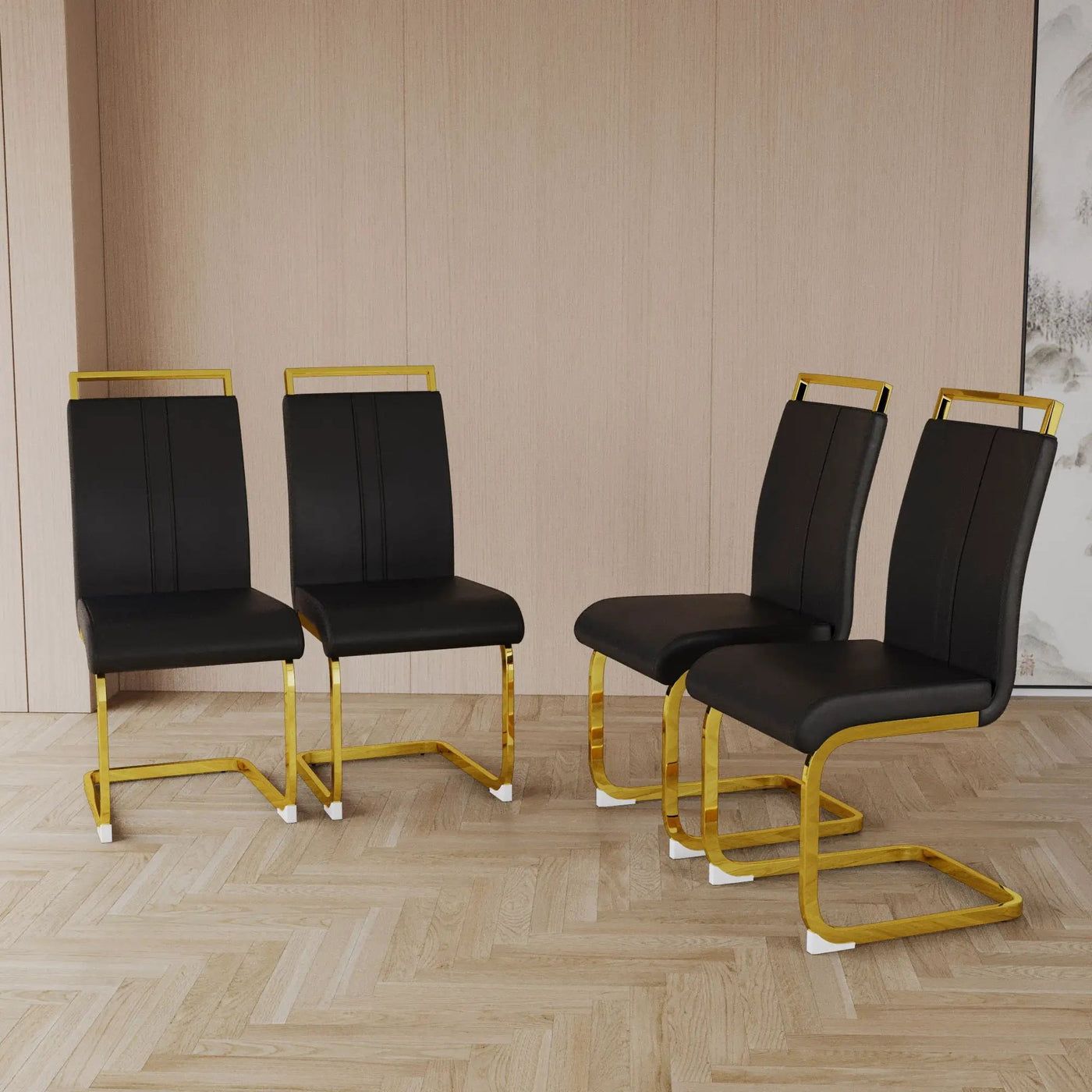 Side Dining Room Chair, Padded Seat High Back by HouseOfZazla