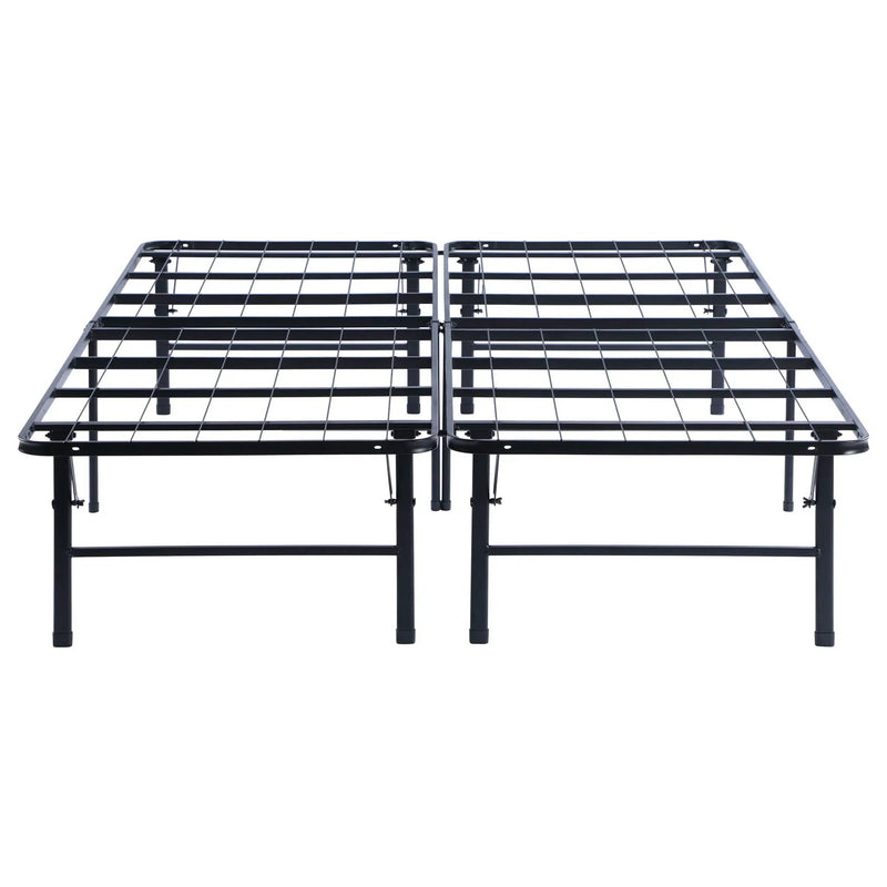 Mabel Metal Queen Mattress Support Platform Bed Black by Unique Piece Furniture