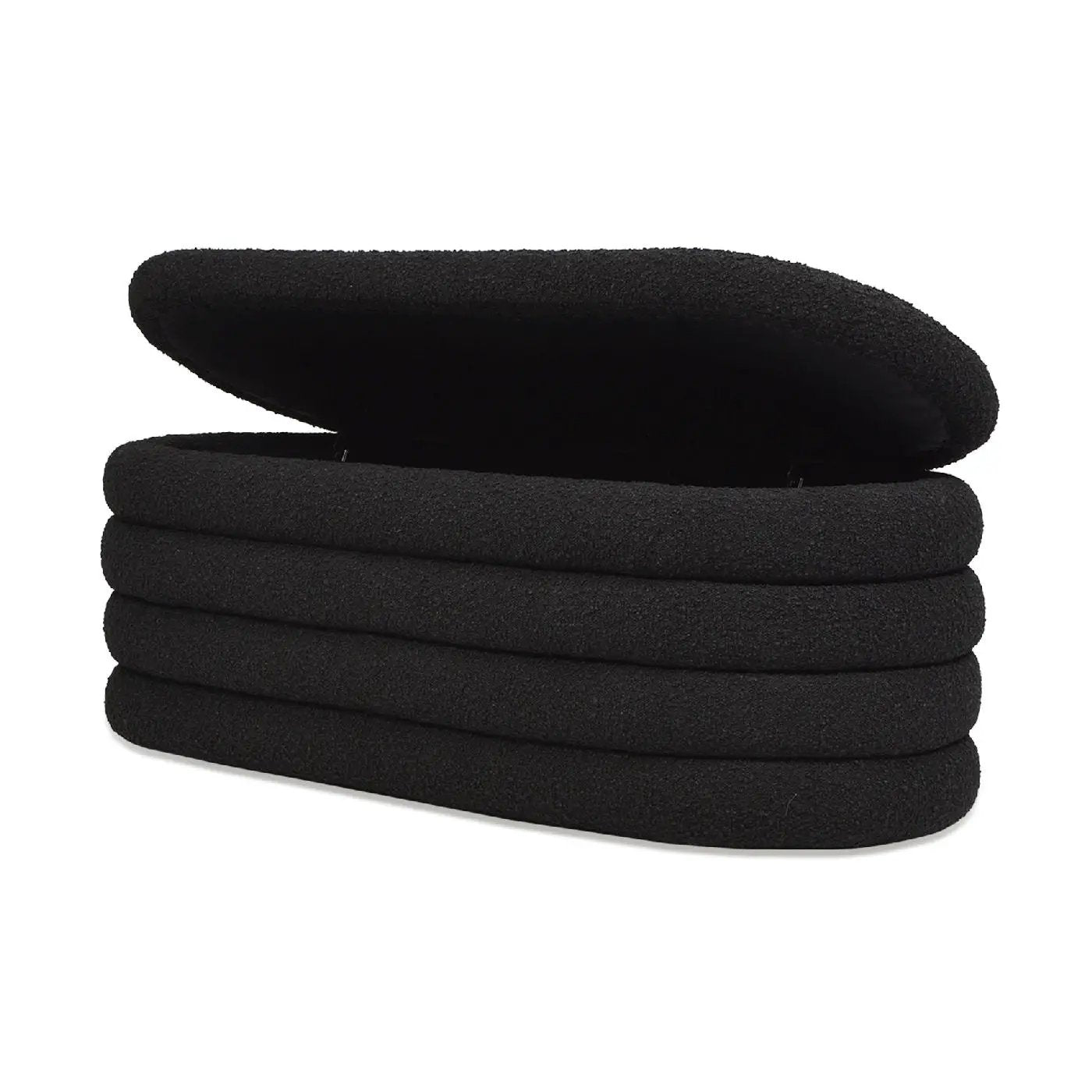 Fuji - Upholstered Oval Storage Bench by HouseOfZazla