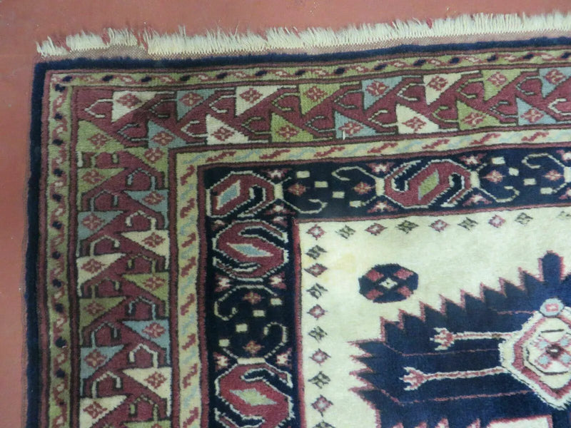 3' X 4' Vintage Handmade Turkish Geometric Oriental Wool Rug Nice by Jewel Rugs