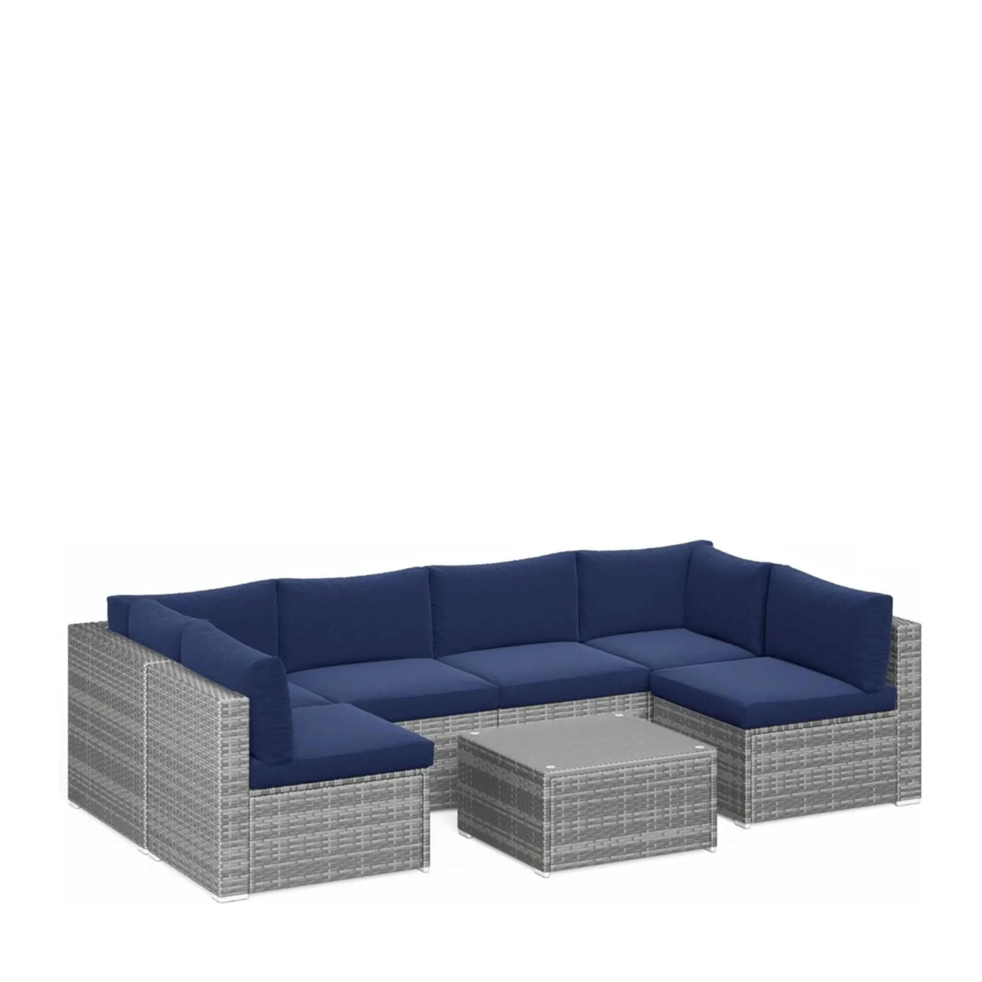 Modern Patio Set With Coffee Table by HouseOfZazla