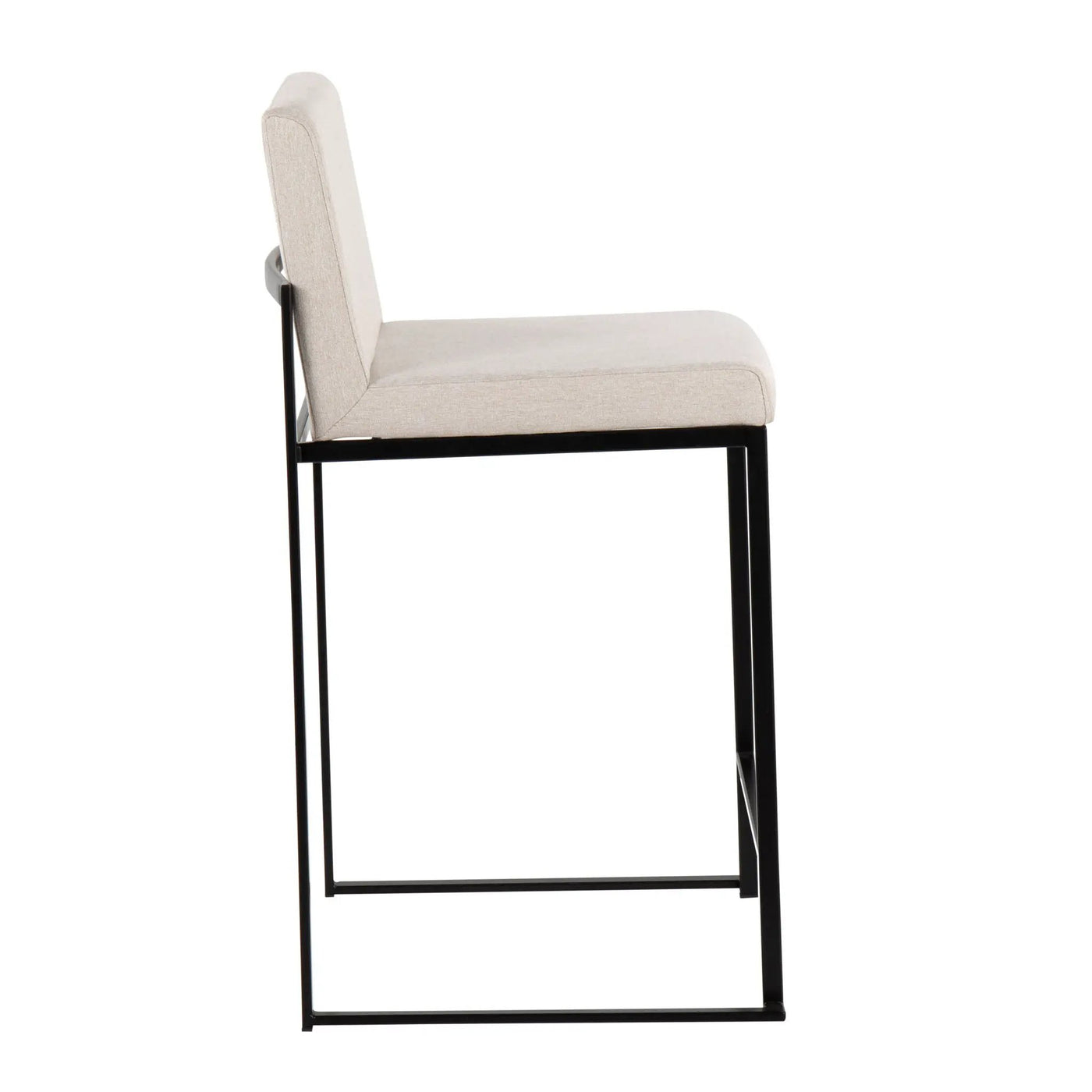 Fuji - Contemporary Modern Elegance, High Back Counter Stool by HouseOfZazla