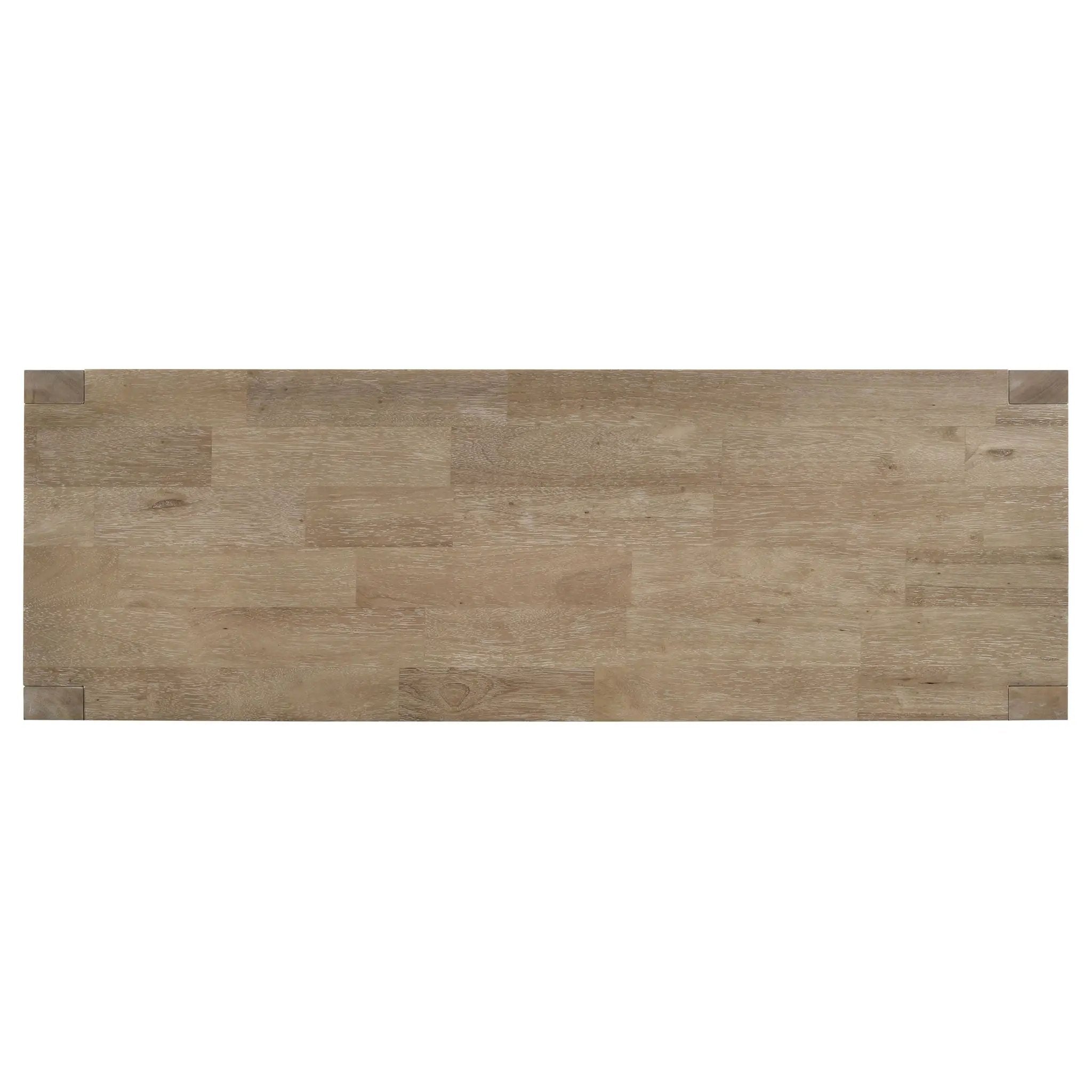 Malvika - Trestle Base Dining Bench - Brown by HouseOfZazla