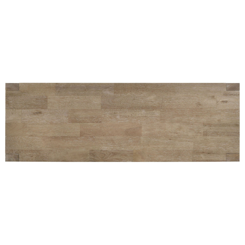 Malvika - Trestle Base Dining Bench - Brown by HouseOfZazla