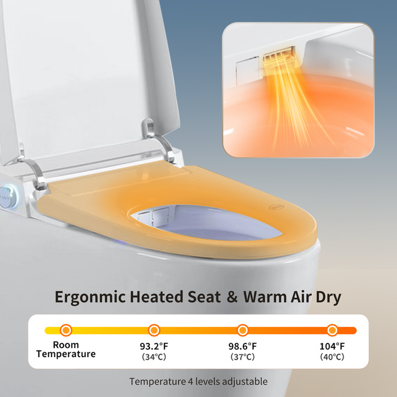 Tankless Smart Toilet With Bidet Built In by HouseOfZazla