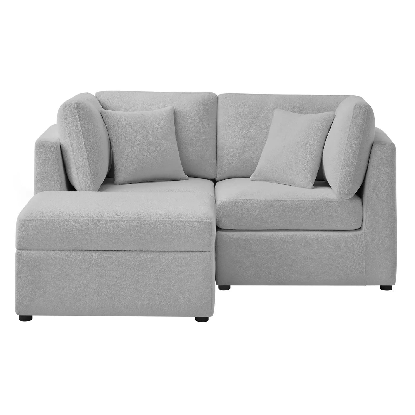 Chauncy - Sectional With Storage Ottoman by HouseOfZazla