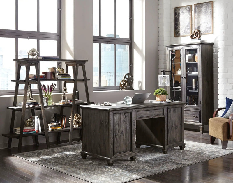 Sutton Place - Executive Desk - Weathered Charcoal, photo 2 of 6