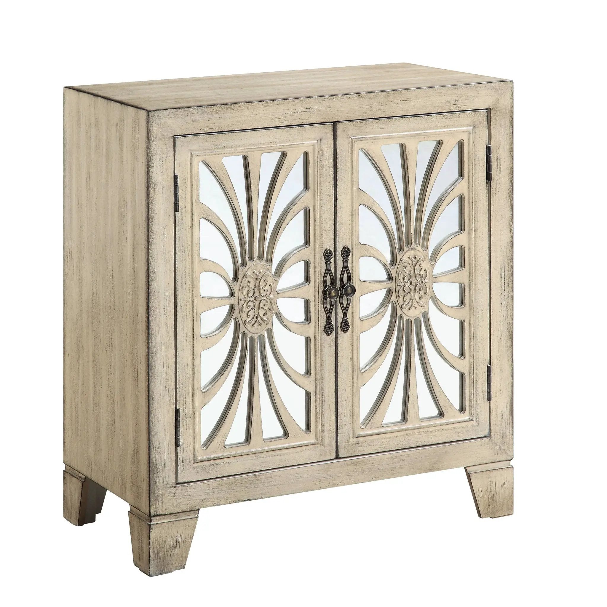 Nalani Console Cabinet - Antique White by HouseOfZazla