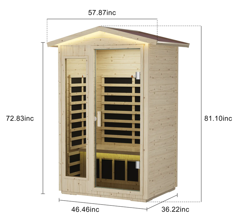 XY-902VY Far Infrared Sauna Room by HouseOfZazla