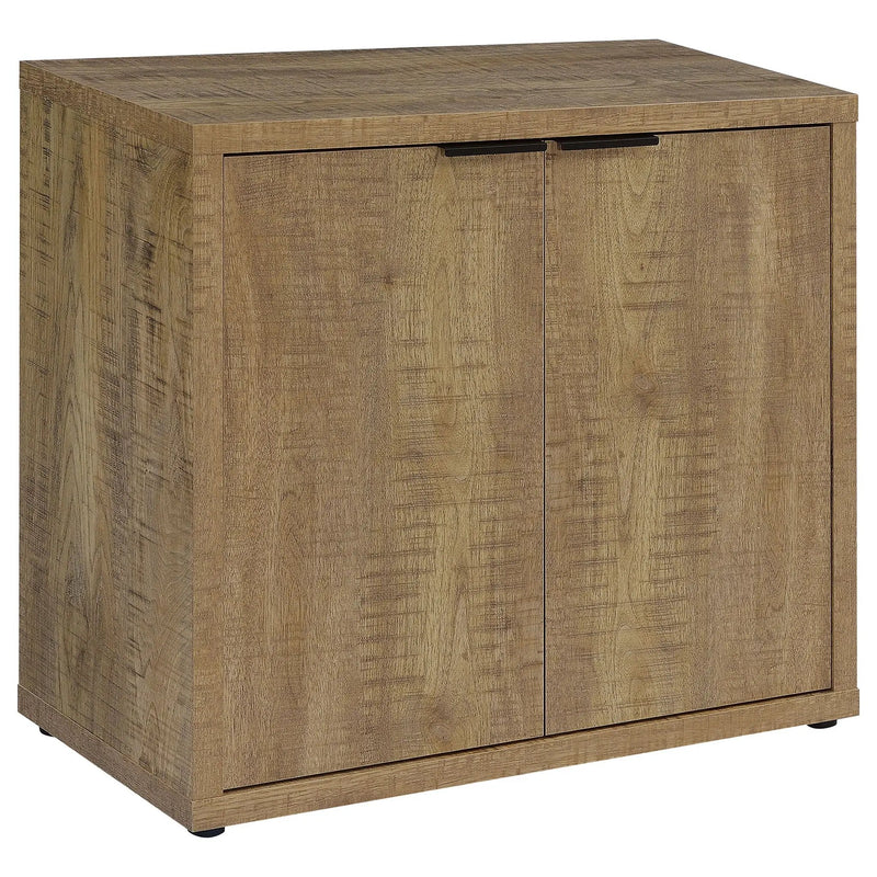 Pepita 2-door Engineered Wood Accent Cabinet Mango Brown by Unique Piece Furniture