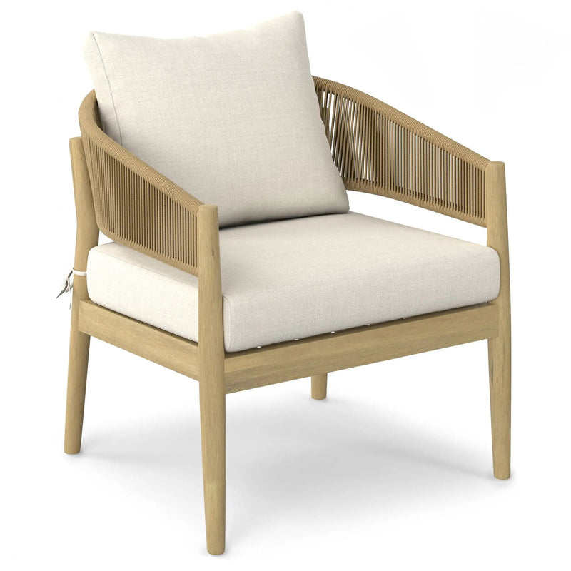 Bayshore - Outdoor Conversation Chair (Set of 2) - Natural by HouseOfZazla