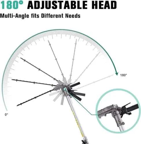 ZEAVAN Gas Weed Eater 52cc 2-Stroke 5 in 1 Multi-Functional Petrol Hedge Trimmer Chainsaw Brush Cutter Weed Wacker Weed Eater Gas Powered for Weed Grass and Bush Shipping from US by GreenHaven Gardens