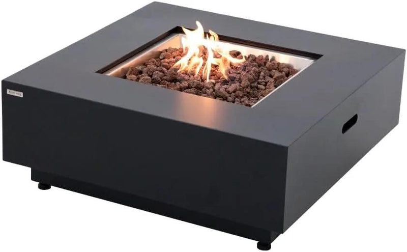 Ashton 36” Propane Fire Pit Smokeless Firepit Outdoor Gas Fire Pit for Outside Patio Firepit Table Includes Rain Cover Converter Kit Lava Rocks Lid CSA Certified by GreenHaven Gardens