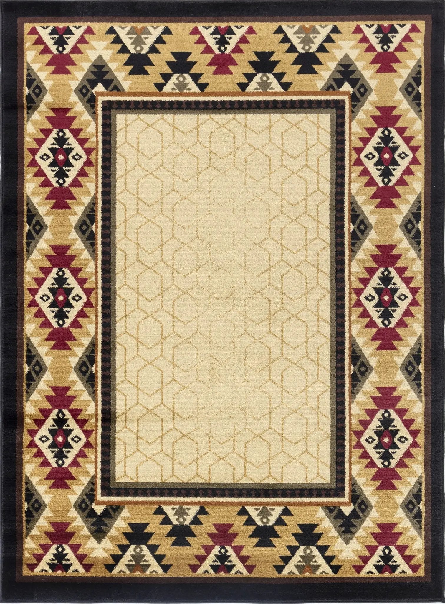 Tribes - GC_YLS4007 Southwest Area Rug by Unique Piece Furniture
