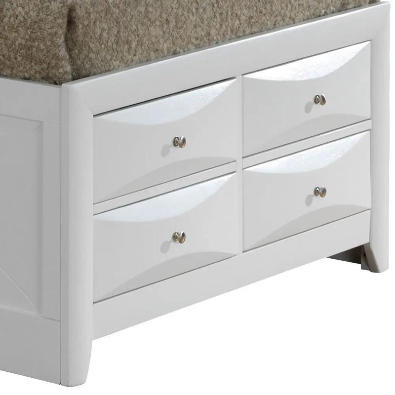 Modern Design Storage Bed With Bookcase Headboard by Unique Piece Furniture
