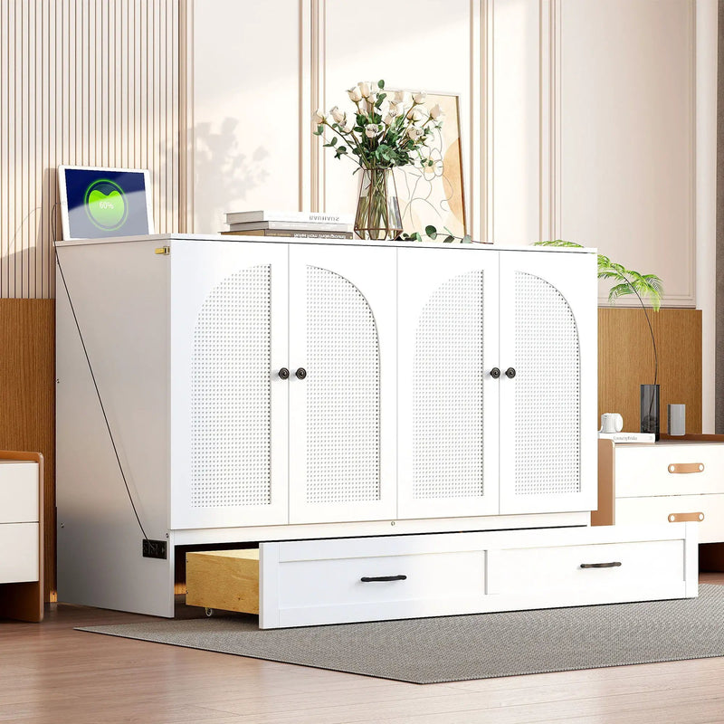 Murphy Bed With Large Drawers by Unique Piece Furniture