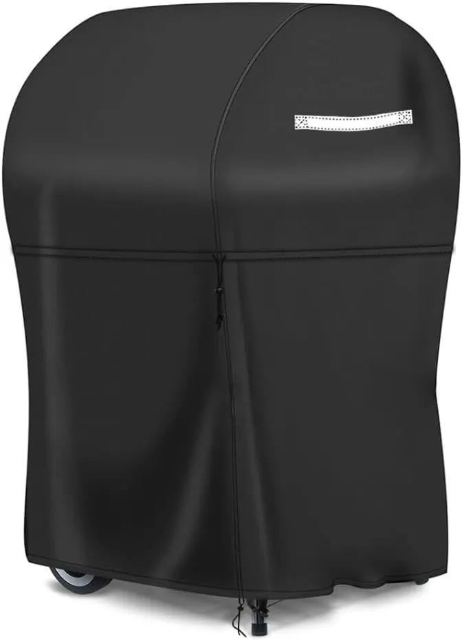 Grill Cover, 30 inch BBQ Gas Grill Cover for Outdoor Grill, Heavy Duty Waterproof Small BBQ Grilling Cover, UV & Fade Resistant Material Windproof Barbecue Smoker Cover with Drawstring & Storage Cover by GreenHaven Gardens