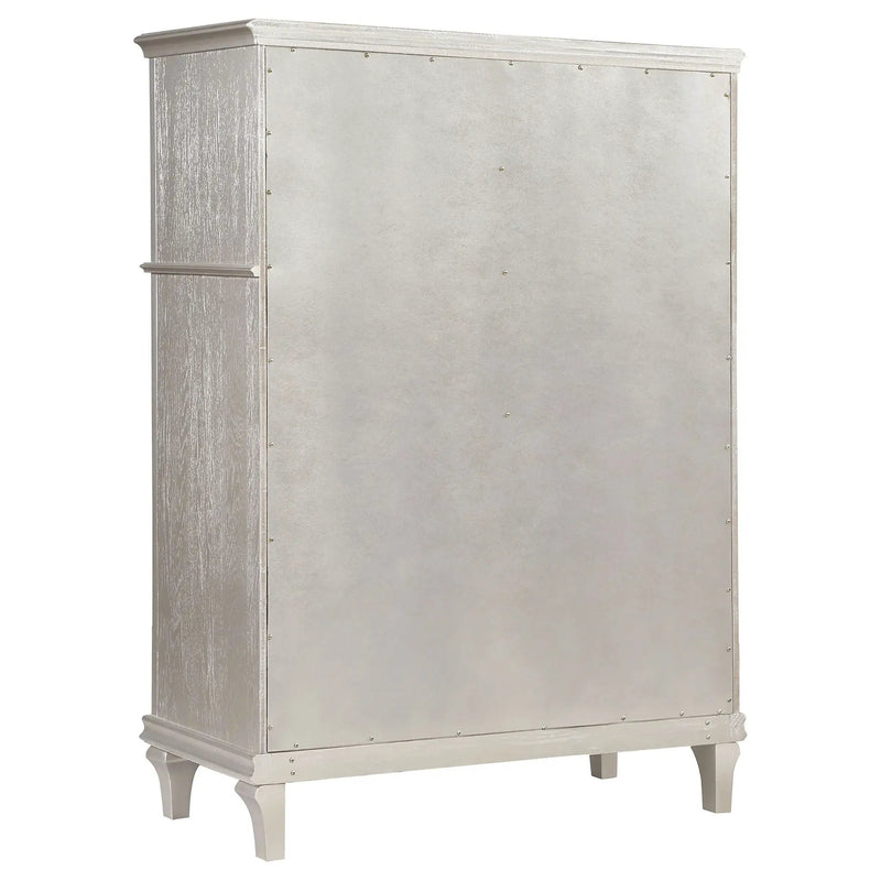 Evangeline 6-drawer Bedroom Chest Silver Oak by Unique Piece Furniture