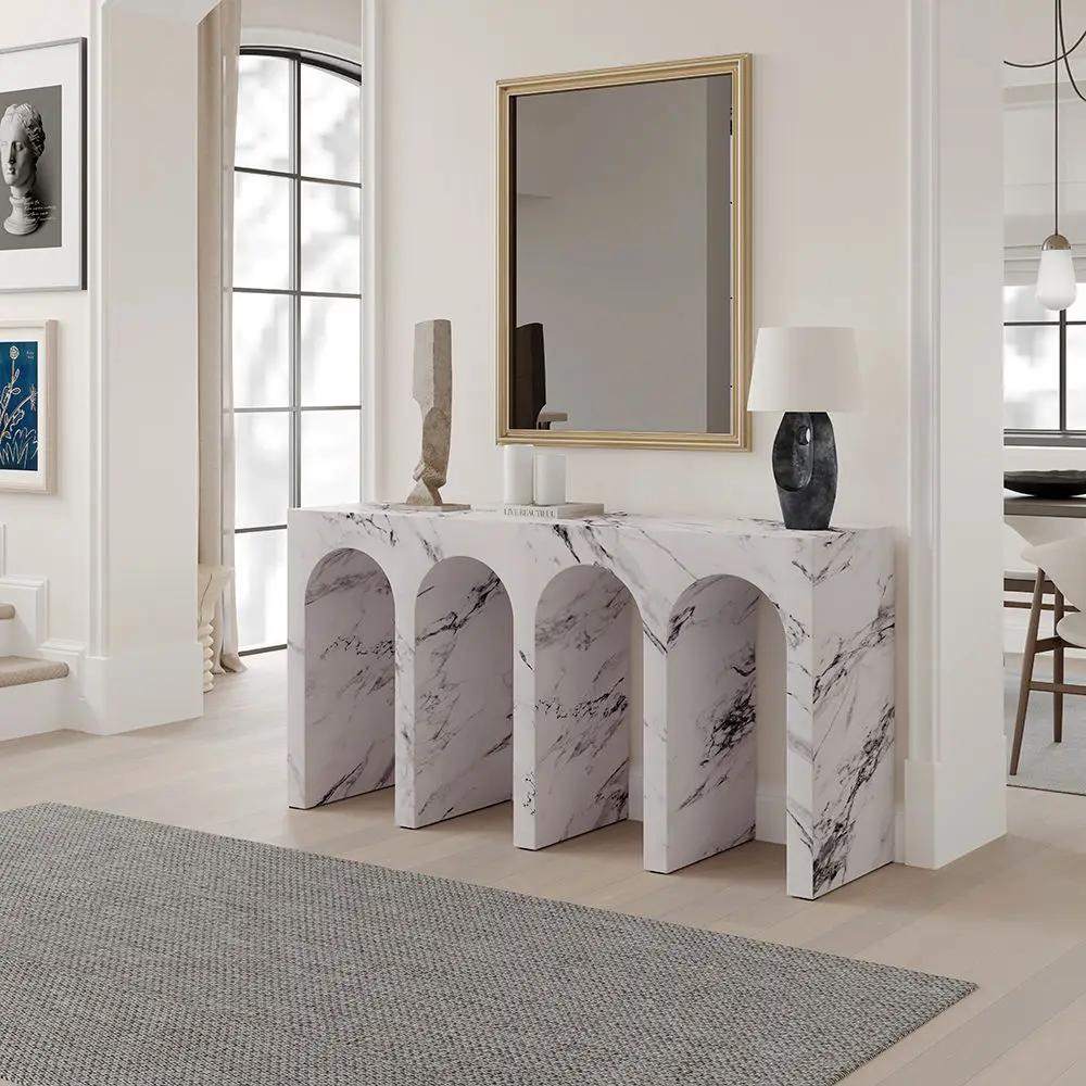 Fritzy - Console Table - Engineered Stone by Unique Piece Furniture