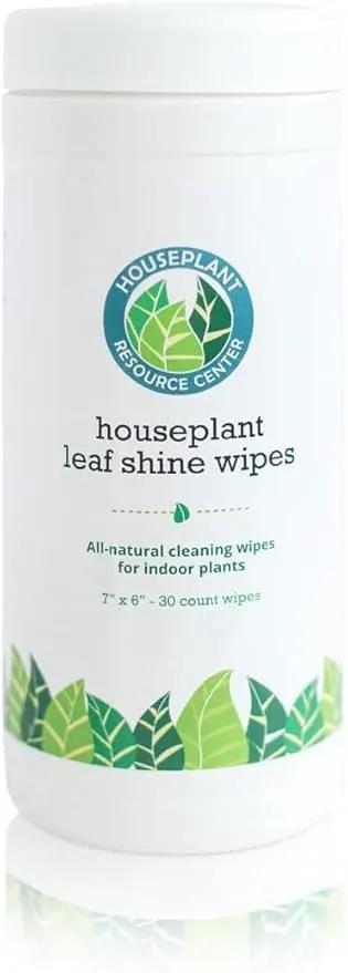 Leaf Cleaner Wipes for House Plants - Sparkling Leaf Shine for Indoor Plants - Houseplant Resource Center Plant Cleaning Wipes for Leaves - Root and Plant Duster Wipes (30 Count) by GreenHaven Gardens