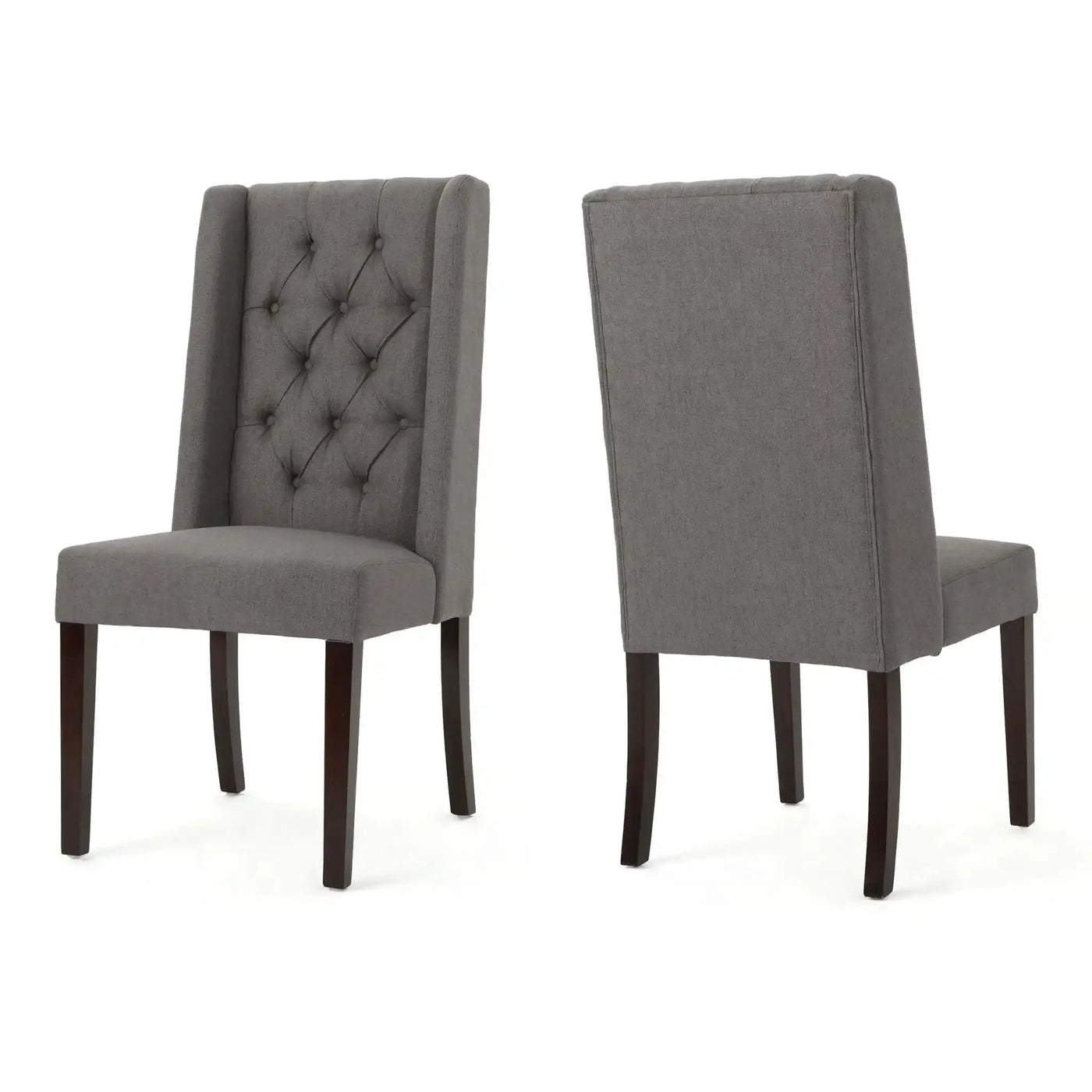 Sophisticated Tufted Dining Chair With High Back Design by HouseOfZazla