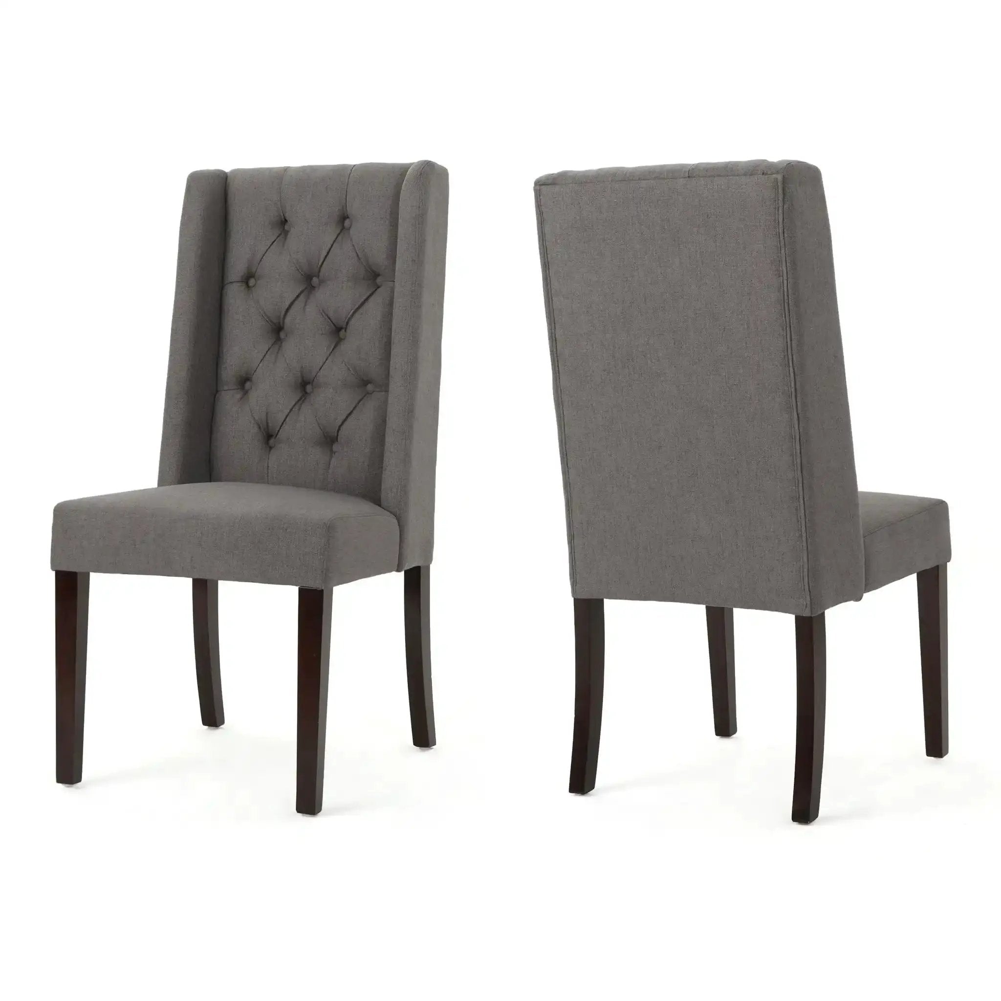Sophisticated Tufted Dining Chair With High Back Design by HouseOfZazla
