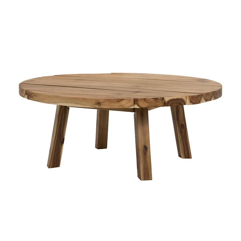Round Table, Durable Solid Wood by HouseOfZazla
