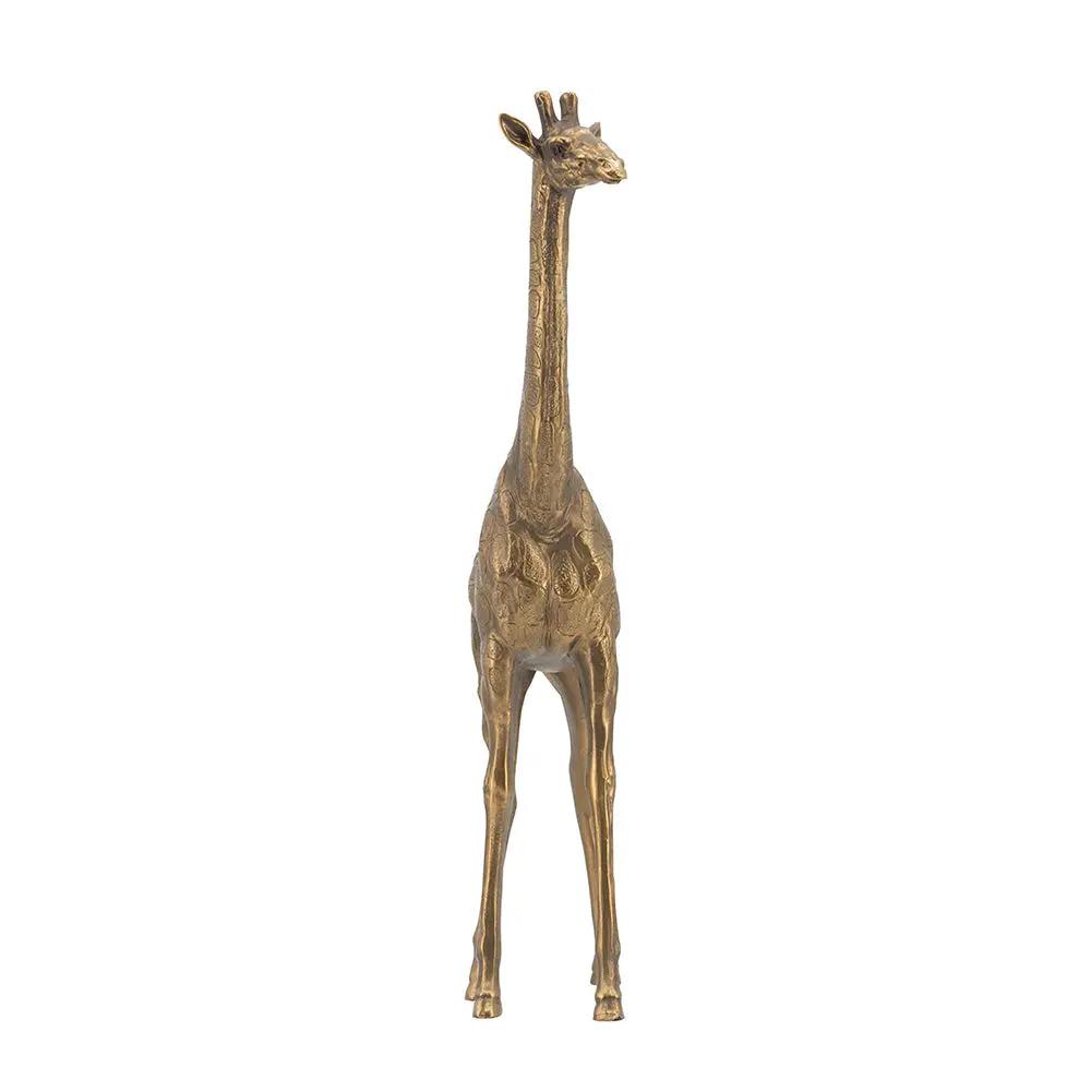8.3x2.8x15.9" Giraffe Statuette, Animal Statue Decor by HouseOfZazla