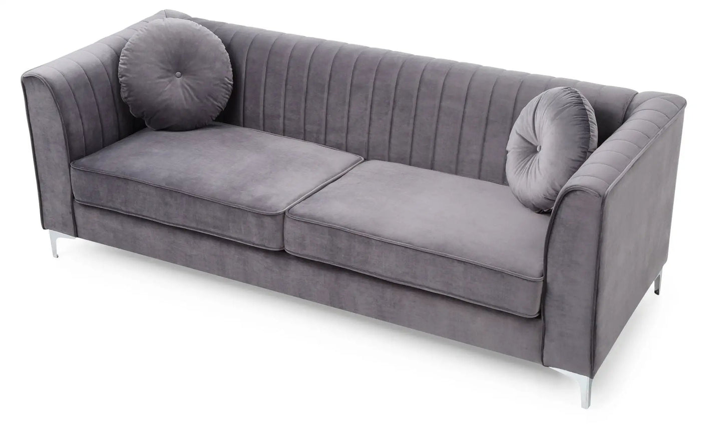 Delray - Micro Suede Sofa by HouseOfZazla
