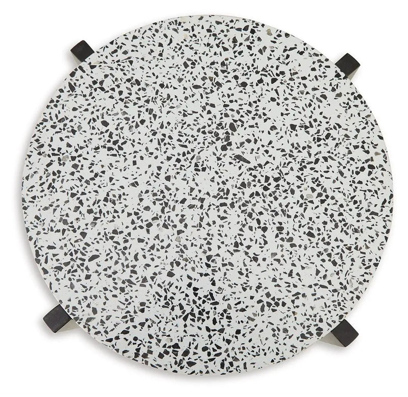 Tellrich - Accent Table - Black / White by Unique Piece Furniture