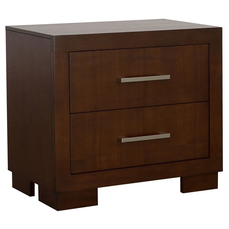 Jessica 2-drawer Nightstand Cappuccino by Unique Piece Furniture