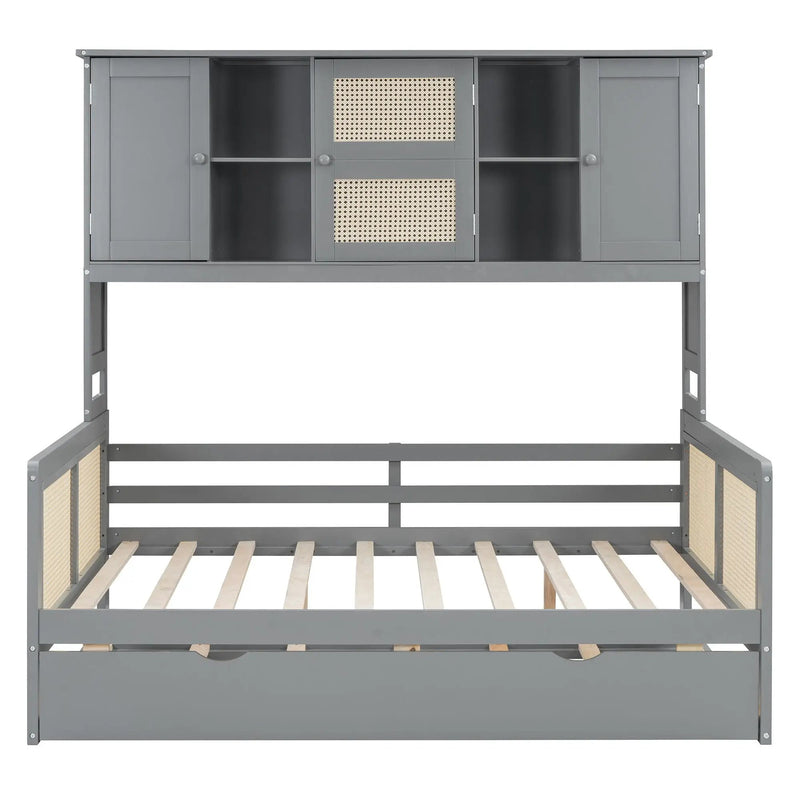 Daybed And All In One Cabinet And Shelf by Unique Piece Furniture