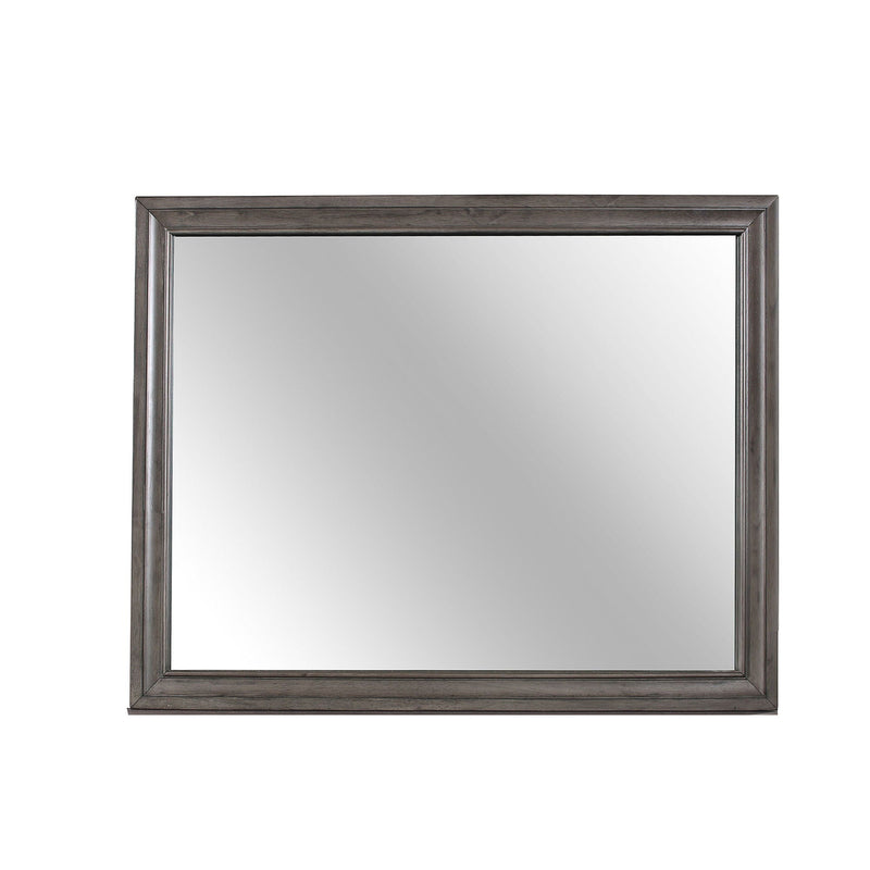 Gray Sparkle Mirror with Beveled Glass - Ryder, photo 4 of 5