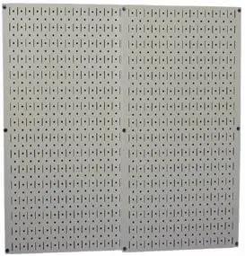 Wall Control Metal Pegboard Tool Organizer and Gray Metal Pegboard Pack by GreenHaven Gardens