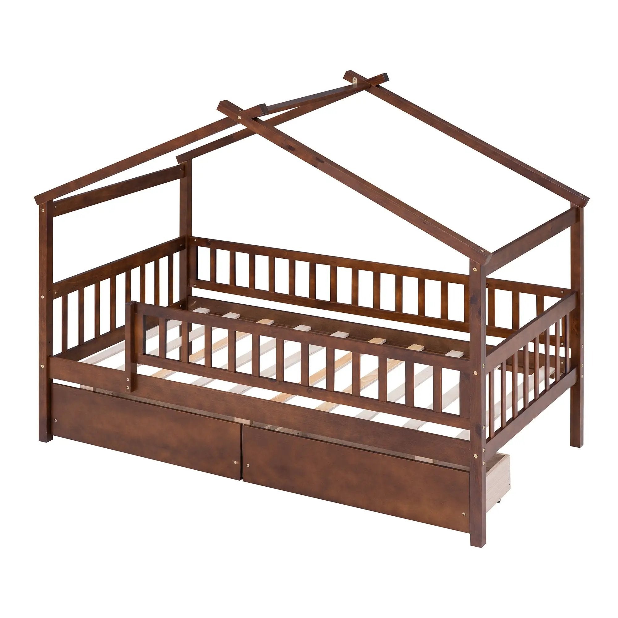 House Bed With 2 Drawers by Unique Piece Furniture