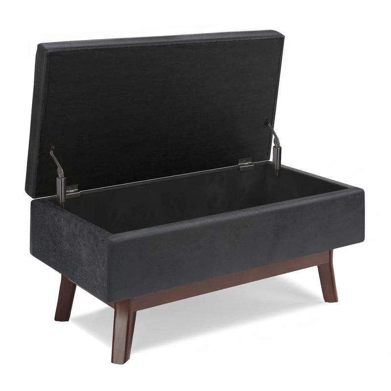 Owen - Upholstered Rectangular Storage Ottoman by HouseOfZazla
