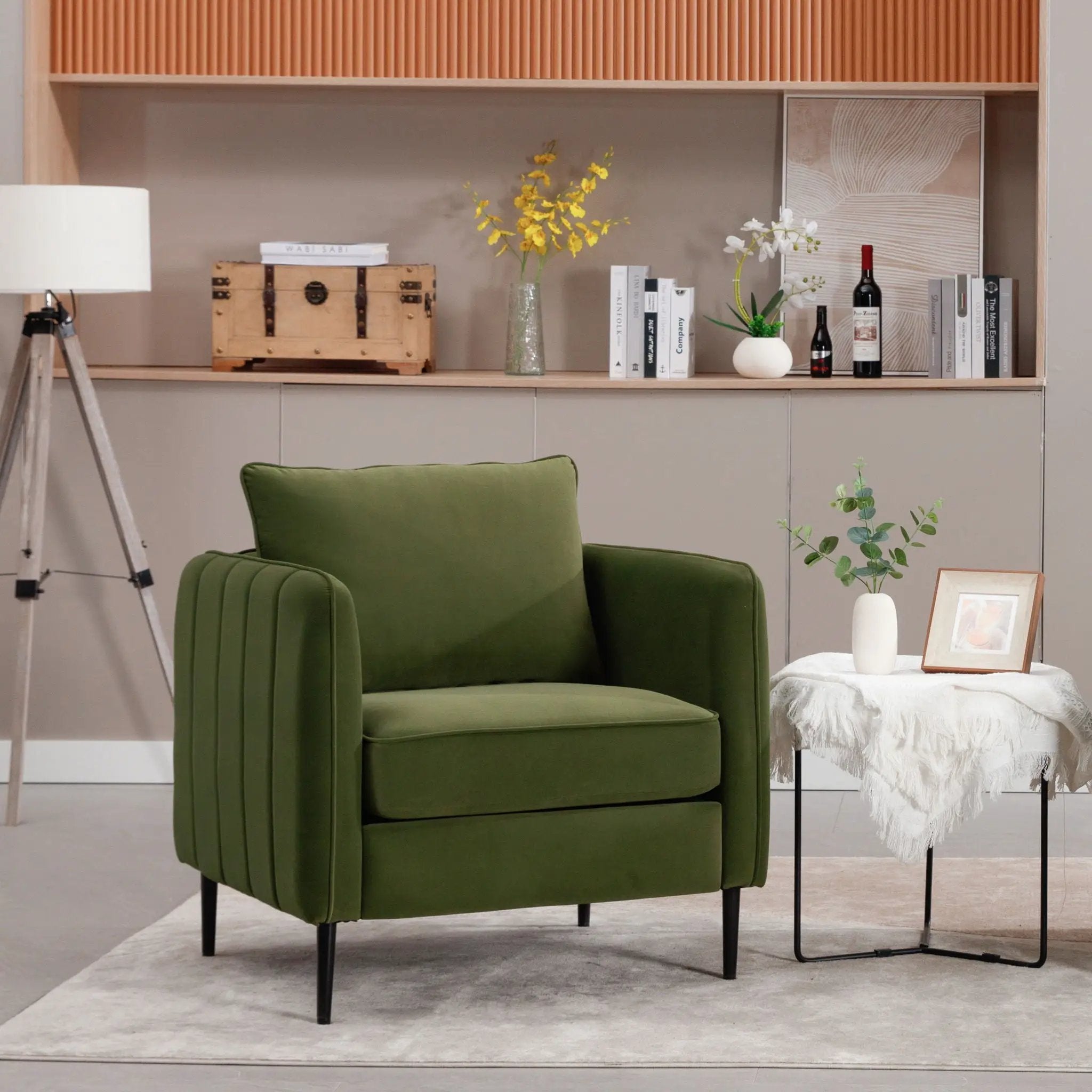 Accent Chair With Pillow For Living Room by Unique Piece Furniture