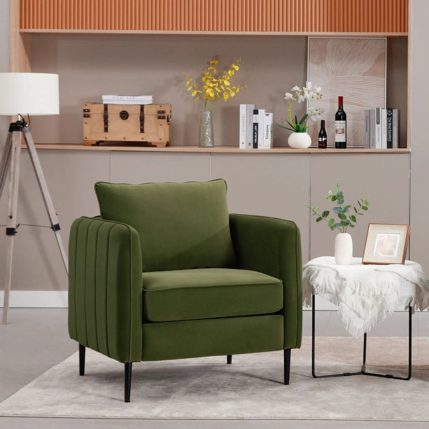 Accent Chair With Pillow For Living Room by HouseOfZazla