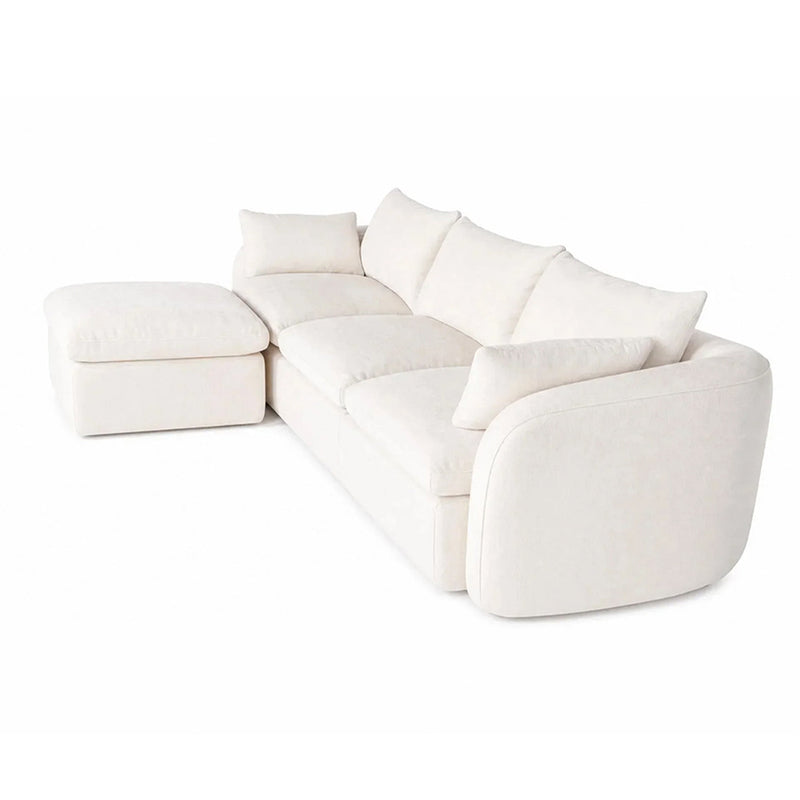 Fully Sponge Compressed Sectional Sofa by HouseOfZazla