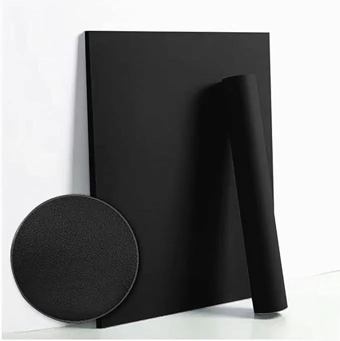 Dimoon 590''x17.7'' Black Peel and Stick Wallpaper Contact Paper Self Adhesive Wall Paper by GreenHaven Gardens