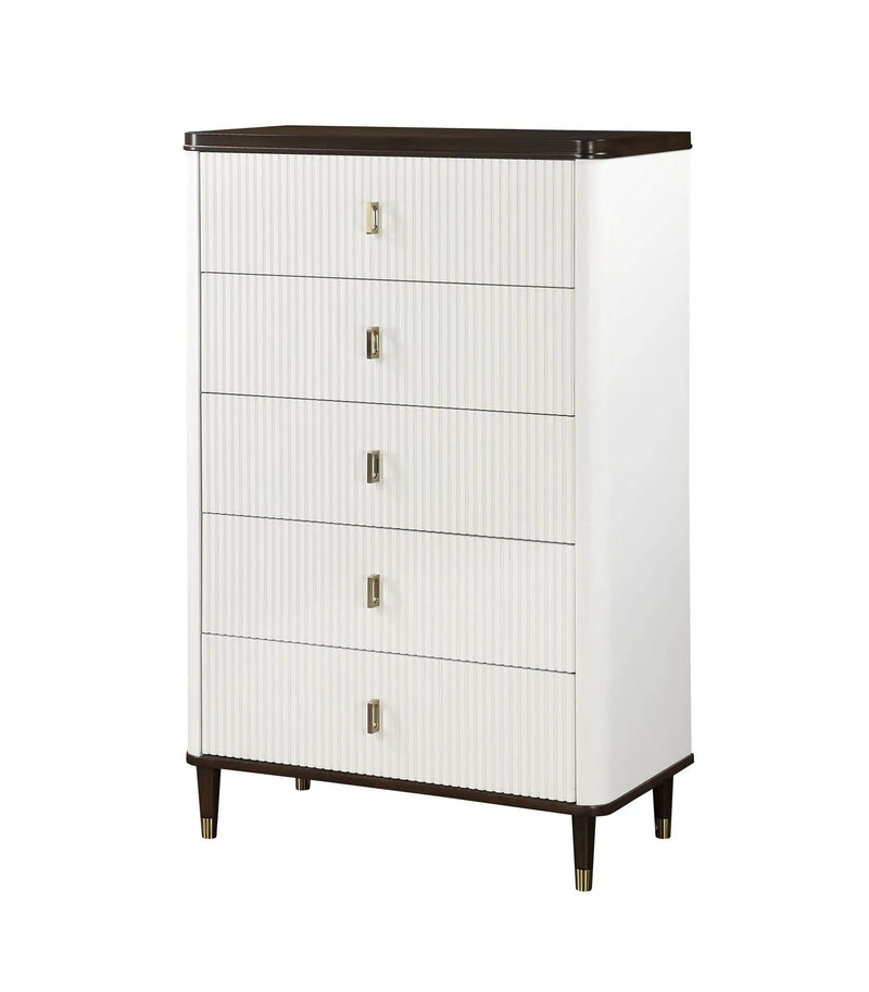 Carena Chest - White / Walnut by HouseOfZazla