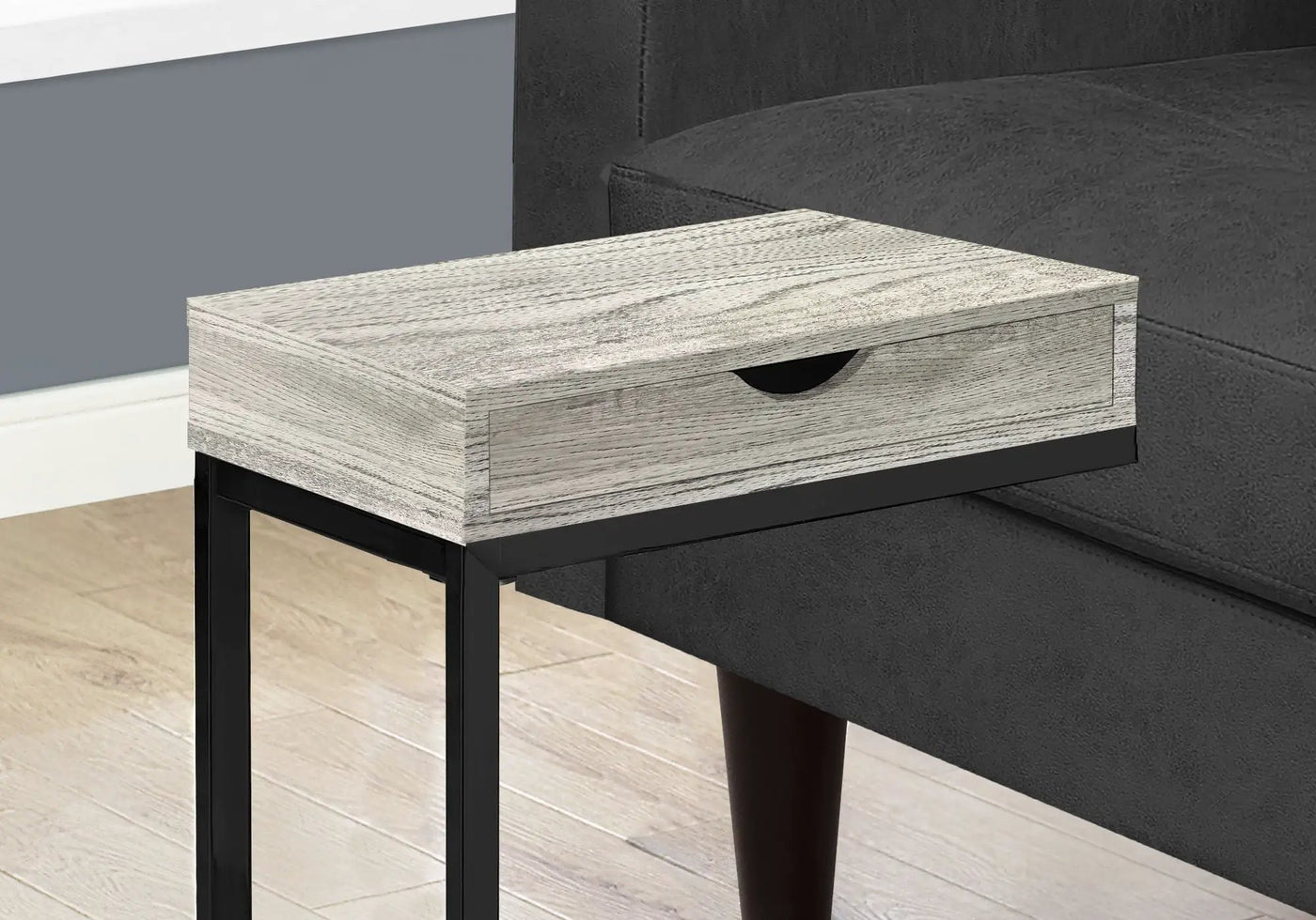 Accent Table, C - Shaped Contemporary Elegant Design by HouseOfZazla