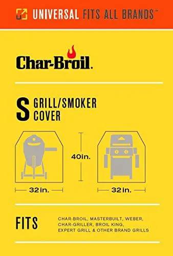 Char-Broil 4828737P04 Performance Grill and Smoker Cover Small , Black by GreenHaven Gardens