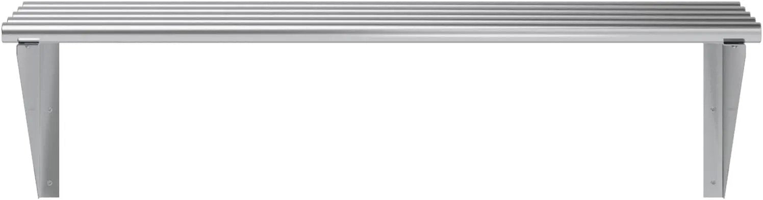 AmGood 14 in. x 36 in. NSF Stainless Steel Tubular Wall Shelf | Heavy-Duty Metal Shelving for Appliances & Equipment | Ideal for Kitchen, Restaurant, Garage, Laundry, Utility Room by GreenHaven Gardens