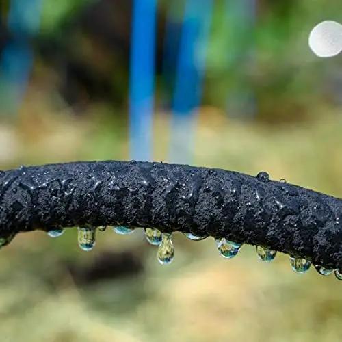 Watex Home Irrigation, Soaker Hose, 50 ft. Weeping hose, water-efficient irrigation, saving water by 60% by GreenHaven Gardens