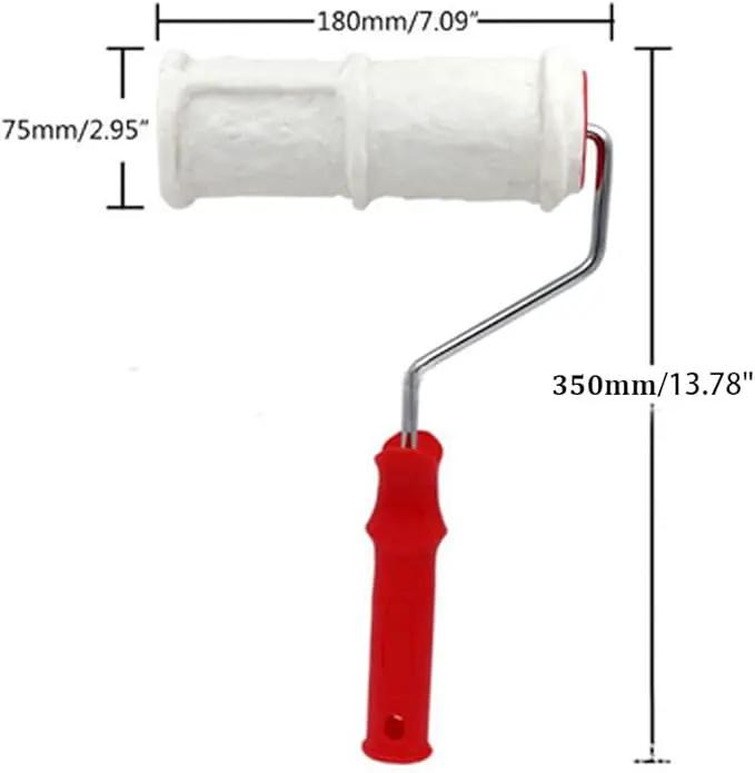 Tookie Embossed Paint Roller, 8 Inch Brick Embossing Roller for Wall Decoration, Art Brush Paint Roller Embossing Cylinder with Rubber Handle for Household DIY Paint Roller Art by GreenHaven Gardens