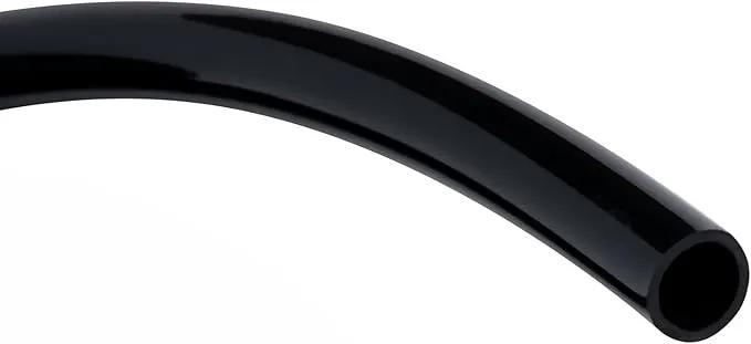 Black Vinyl Tubing 3/8” ID × 1/2” OD - 10 Feet PVC Flexible Plastic Tube Hybrid Hose, Transfer Water Air Oil for Pond Fountain Garden, Non-toxic and BPA free by GreenHaven Gardens