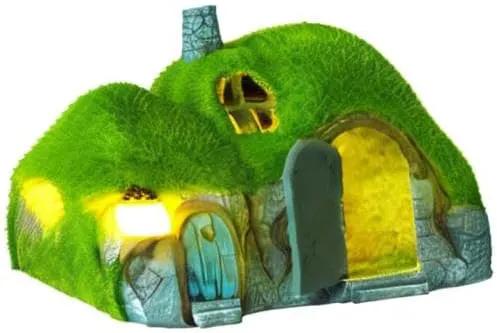 Garden Statues Outdoor Decor - Fairy House with Waterproof Solar Lights Resin Figurines for Yard Lawn Porch Outside Ornament or Garden Gift by GreenHaven Gardens