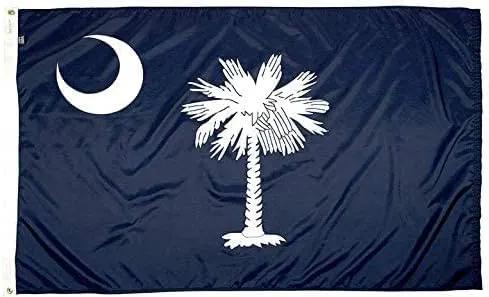 FlagSource South Carolina State Flag, Made in USA, 5x8' by GreenHaven Gardens